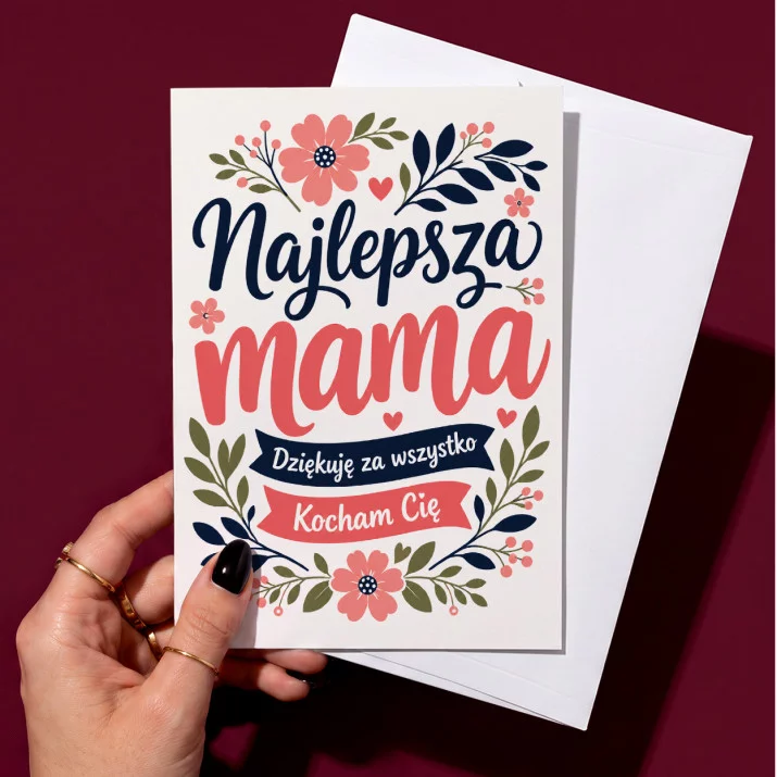 Kartka z Życzeniami Na Dzień Matki Dla Mamy Kobiety: Ciepłe Podziękowanie Kartka z Życzeniami Na Dzień Matki Dla Mamy Kobiety: Ciepłe Podziękowanie