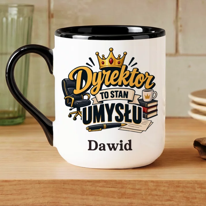 Kubek Personalizowany Dla Dyrektora Prezent Dla Mężczyzny: Dyrektor To Stan Umysłu Kubek Personalizowany Dla Dyrektora Prezent Dla Mężczyzny: Dyrektor To Stan Umysłu