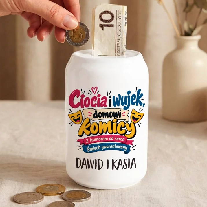 Skarbonka Dla Cioci I Wujka Prezent Dla Pary: Ciocia I Wujek, Domowi Skarbonka Dla Cioci I Wujka Prezent Dla Pary: Ciocia I Wujek, Domowi