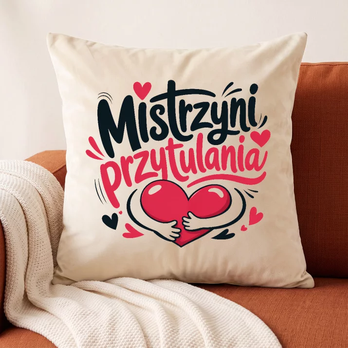 Poduszka Dekoracyjna Na Walentynki Prezent Na Rocznicę Dla Kobiety: Chibi Mistrzyni Przytulania Poduszka Dekoracyjna Na Walentynki Prezent Na Rocznicę Dla Kobiety: Chibi Mistrzyni Przytulania