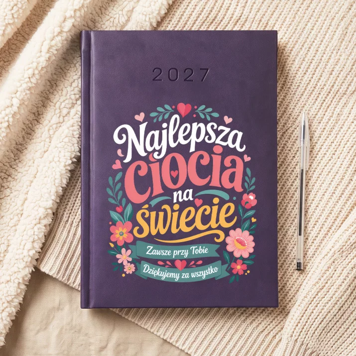 Kalendarz Książkowy A5 2027 Dla Cioci Prezent Dla Kobiety: Ciepło Rodzinne Kalendarz Książkowy A5 2027 Dla Cioci Prezent Dla Kobiety: Ciepło Rodzinne