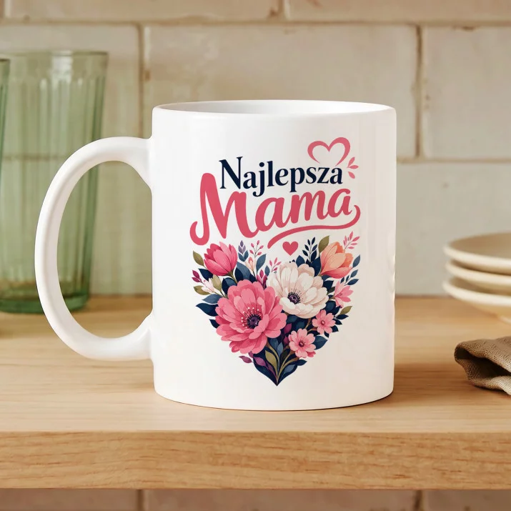 Kubek Z Nadrukiem Na Dzień Mamy Prezent Dla Mamy Kobiety: Niezastąpiona