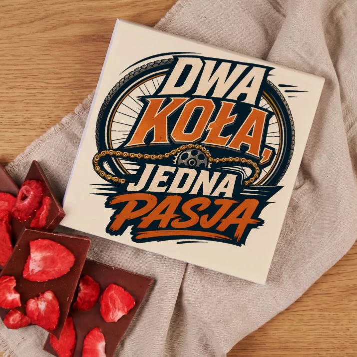 Czekolada Z Truskawkami Dla Rowerzysty Prezent Dla Mężczyzny: Dwukołowa Pasja