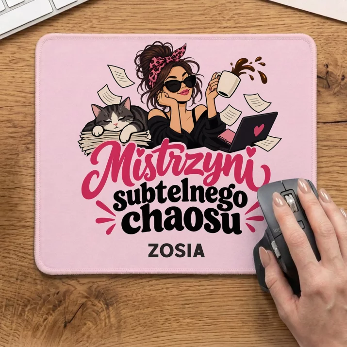 Podkładka Pod Myszkę Dla Koleżanki Prezent Dla Kobiety: Mistrzyni Subtelnego