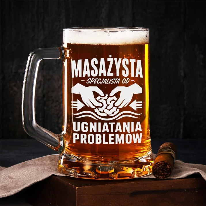 Kufel Dla Masażysty Prezent Dla Mężczyzny: Masażysta -