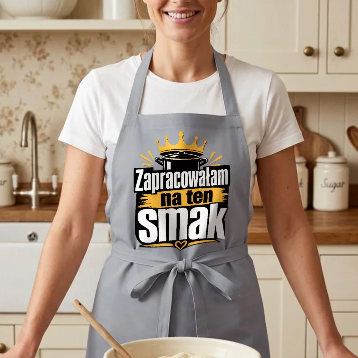 Fartuch Na 60 Urodziny Prezent Dla Kobiety: Zapracowałam Na Ten Smak