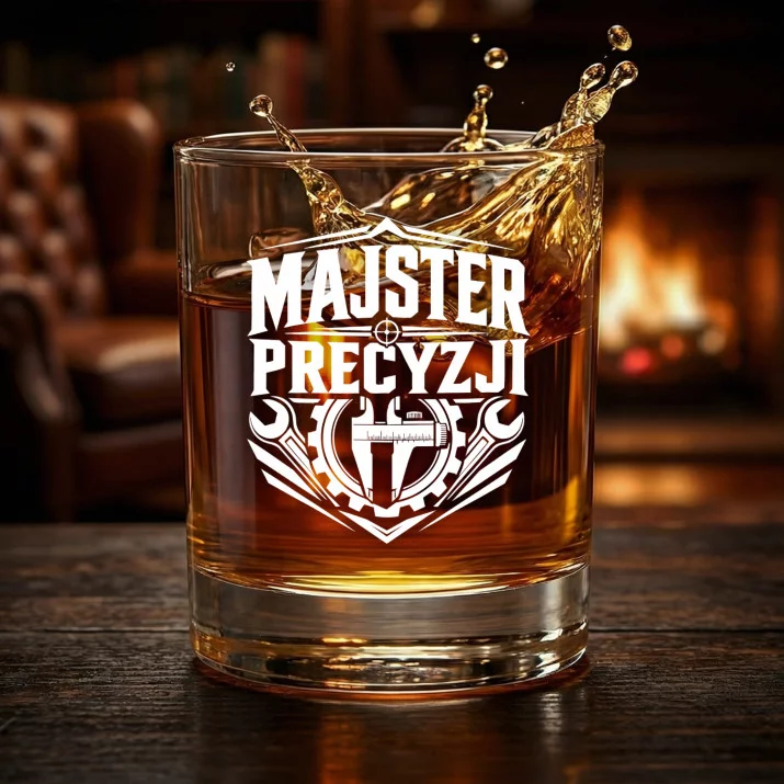 Szklanka Do Whisky Dla Majstra Prezent Dla Mężczyzny: Majster Precyzji Szklanka Do Whisky Dla Majstra Prezent Dla Mężczyzny: Majster Precyzji