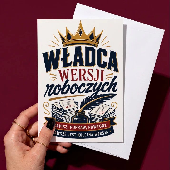 Kartka z Życzeniami Dla Pisarza Dla Mężczyzny: Suchy Humor Literacki Kartka z Życzeniami Dla Pisarza Dla Mężczyzny: Suchy Humor Literacki