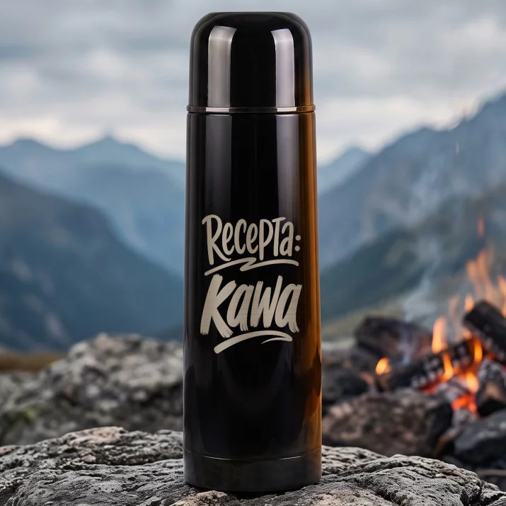 Termos 500ml Dla Lekarza Prezent Dla Mężczyzny: Recepta, Kawa Termos 500ml Dla Lekarza Prezent Dla Mężczyzny: Recepta, Kawa