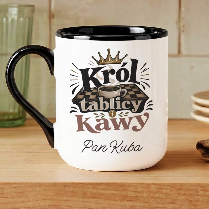 Kubek Personalizowany Na Dzień Nauczyciela Prezent Dla Nauczyciela Mężczyzny: Król Tablicy I Kawy Kubek Personalizowany Na Dzień Nauczyciela Prezent Dla Nauczyciela Mężczyzny: Król Tablicy I Kawy