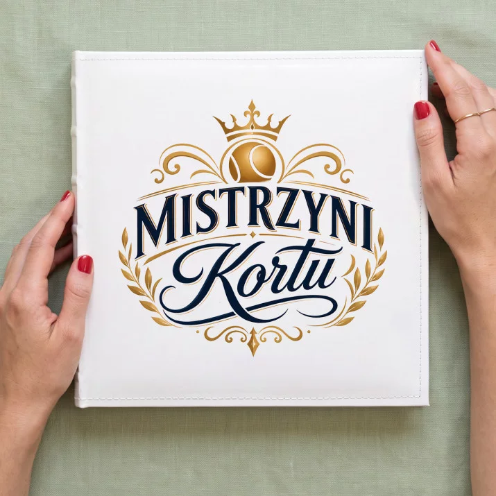Album Na Zdjęcia Tradycyjny Dla Tenisistki Prezent Dla Kobiety: Szlachetny Emblemat