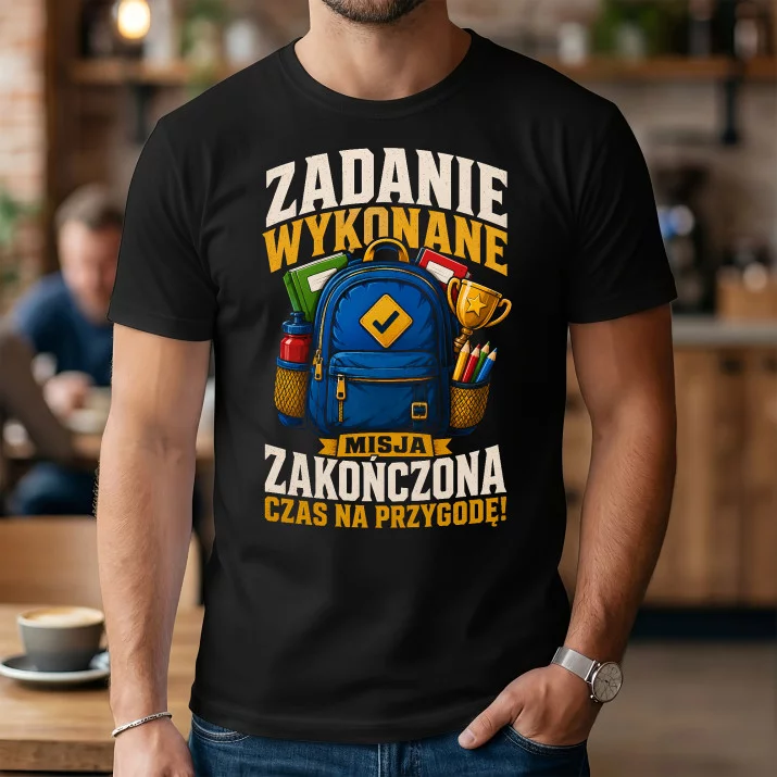 Koszulka Męska Na Zakończenie Zerówki Prezent Dla Mężczyzny: Czas Na Przygodę