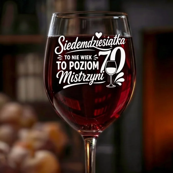 Kieliszek Do Wina Na 70 Urodziny Kobiety Prezent Na 70 Urodziny Dla Kobiety: Siedemdziesiątka Kieliszek Do Wina Na 70 Urodziny Kobiety Prezent Na 70 Urodziny Dla Kobiety: Siedemdziesiątka