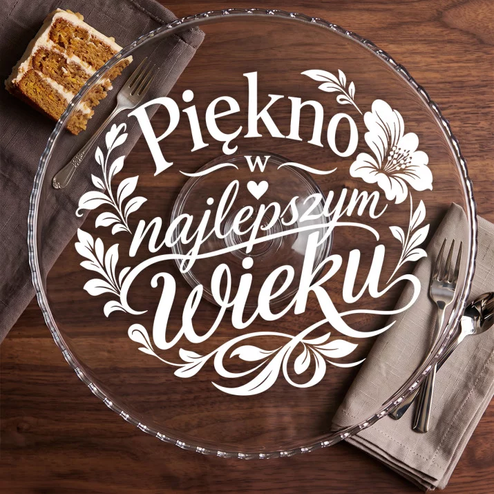 Patera Na Ciasto Dla 55 Latki Prezent Na 55 Urodziny Dla Kobiety: Dojrzała Elegancja