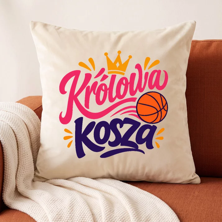 Poduszka Dekoracyjna Dla Koszykarki Prezent Dla Kobiety: Koszykarska Duma Poduszka Dekoracyjna Dla Koszykarki Prezent Dla Kobiety: Koszykarska Duma