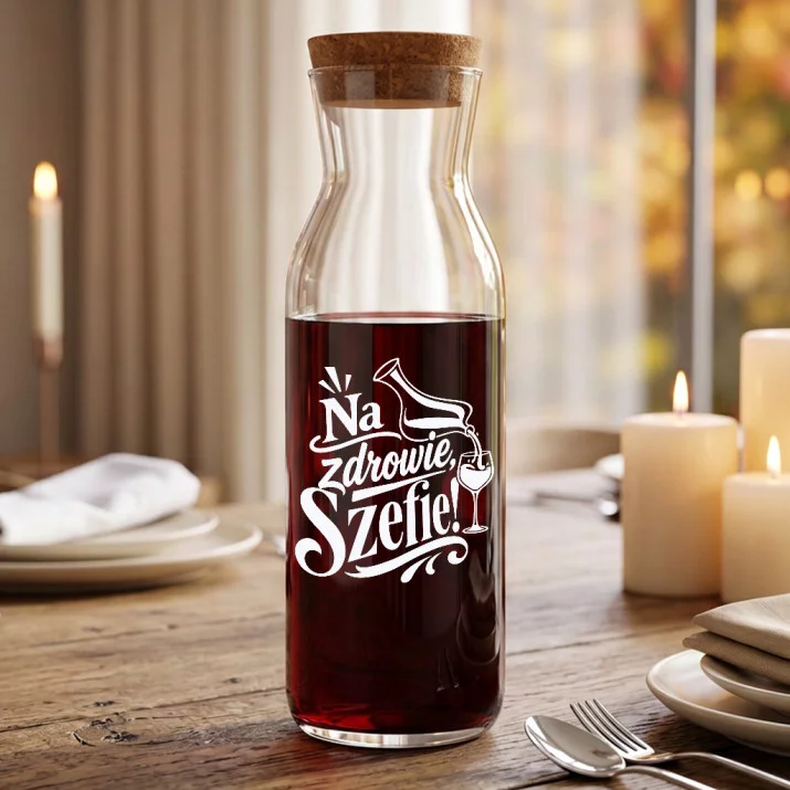 Karafka Do Wina Dla Dyrektora Prezent Dla Mężczyzny: Dyrektorski Toast