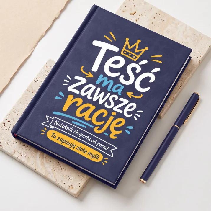 Notatnik A5 Dla Teścia Prezent Na Dzień Ojca Dla Mężczyzny: Złote Rady Teścia