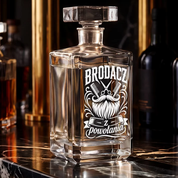Karafka Do Wódki z Grawerem Dla Brodacza Prezent: Mistrz Brody