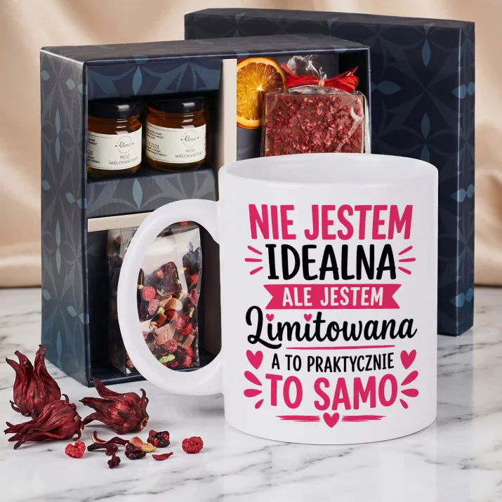 Zestaw Prezenowy Z Kubkiem Na Urodziny: Nie Idealna Ale Limitowana Zestaw Prezenowy Z Kubkiem Na Urodziny: Nie Idealna Ale Limitowana