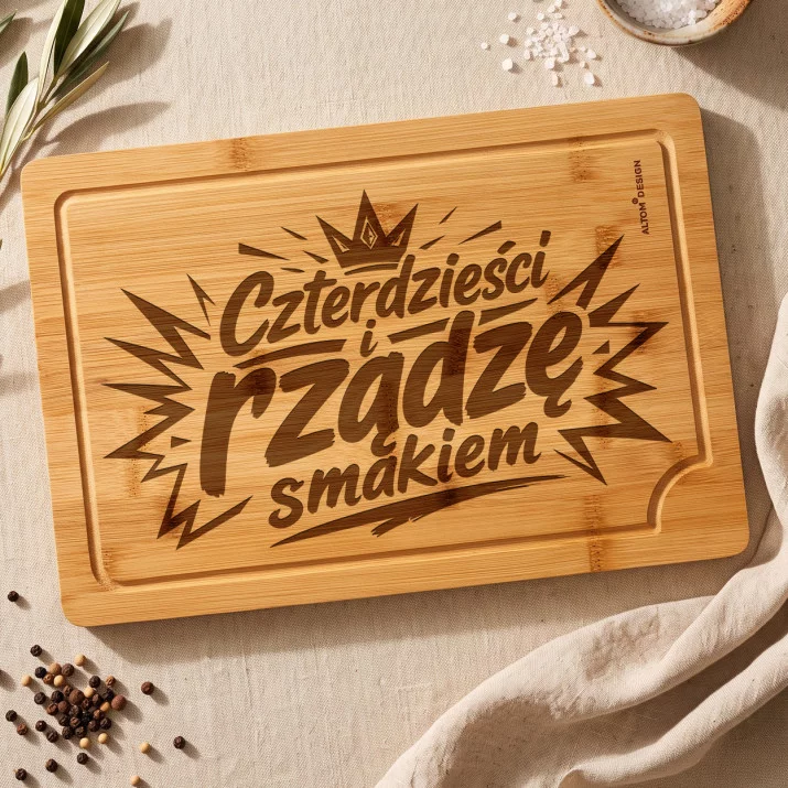 Deska Do Krojenia Na 40 Urodziny Prezent Dla Kobiety: Manifest Kuchennej Mocy Deska Do Krojenia Na 40 Urodziny Prezent Dla Kobiety: Manifest Kuchennej Mocy