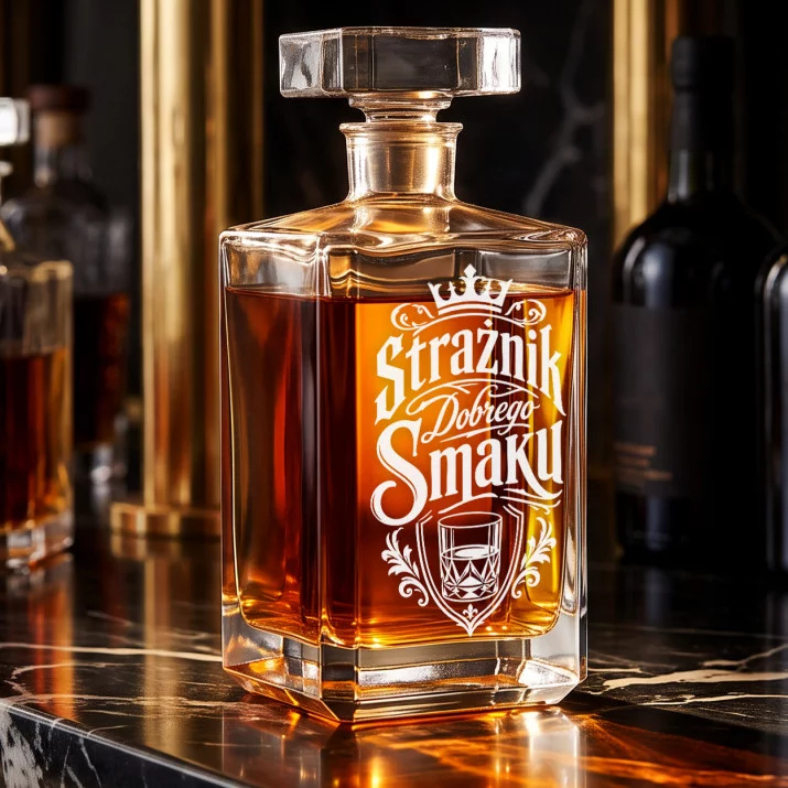Karafka Do Whisky z Grawerem Dla Ojca Chrzestnego Prezent: Rodzinny Autorytet Karafka Do Whisky z Grawerem Dla Ojca Chrzestnego Prezent: Rodzinny Autorytet