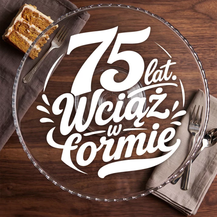 Patera Na Ciasto Dla 75 Latki Prezent Na 75 Urodziny Dla Kobiety: Szykowna Dojrzałość