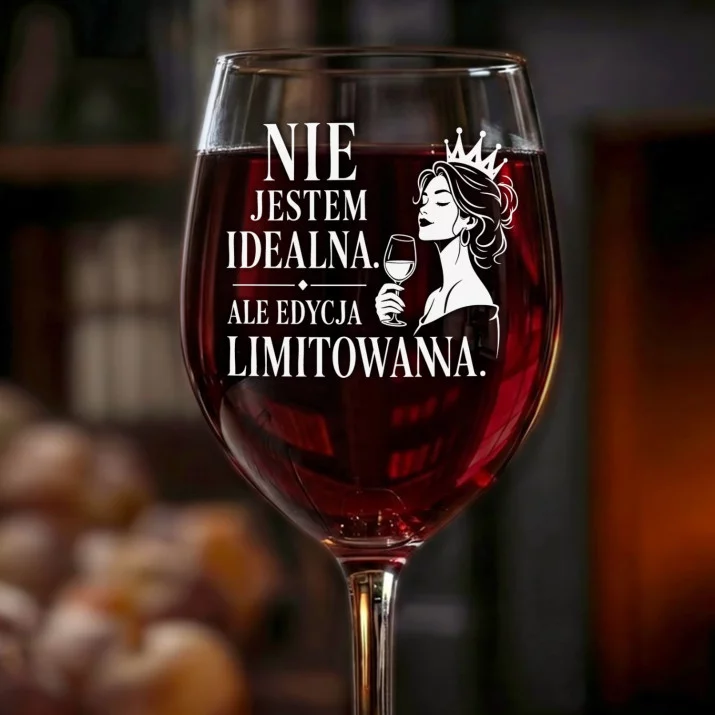 Kieliszek Do Wina Na Nowy Rok Prezent Dla Kobiety: Limitowana Królowa Wina