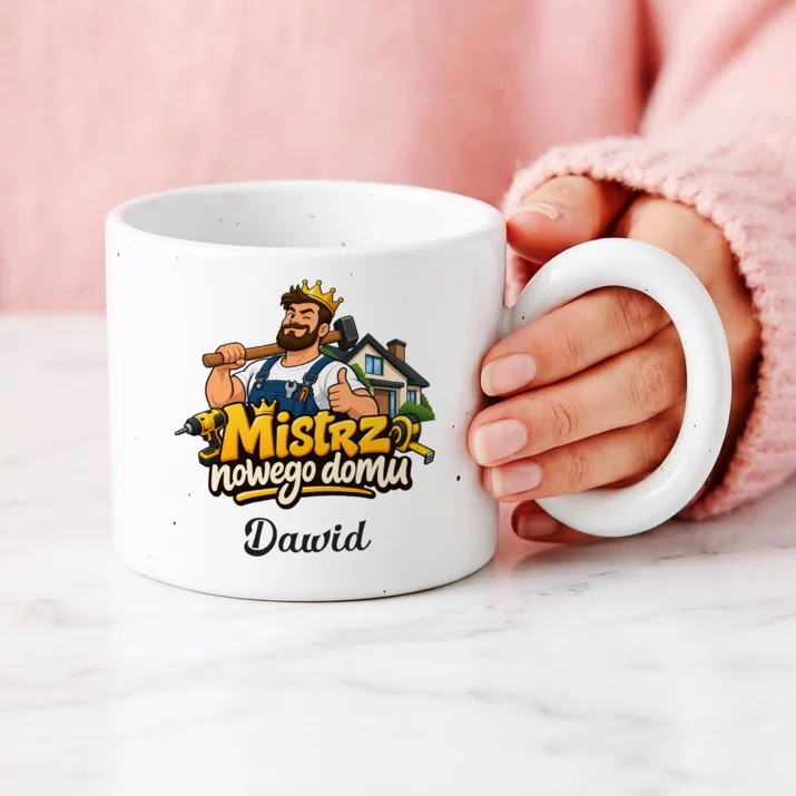 Kubek Premium Na Nowy Dom Prezent Dla Mężczyzny: Mistrz Nowego Domu