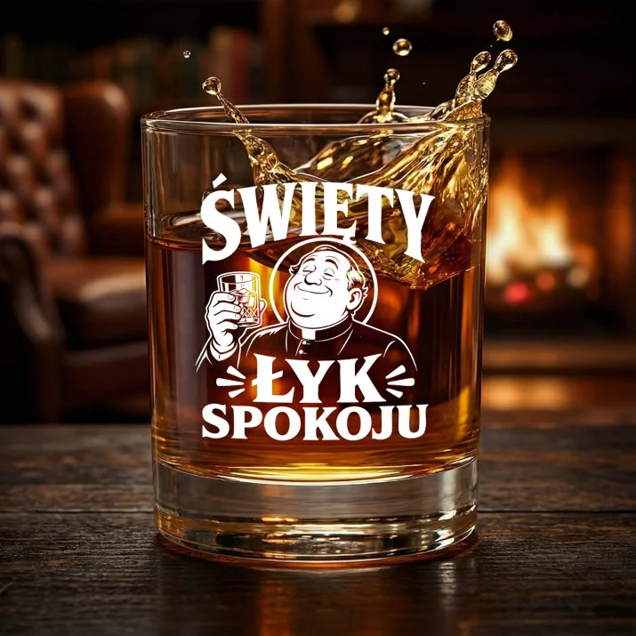 Szklanka Do Whisky Dla Proboszcza Prezent Dla Mężczyzny: Święty Łyk Spokoju Szklanka Do Whisky Dla Proboszcza Prezent Dla Mężczyzny: Święty Łyk Spokoju