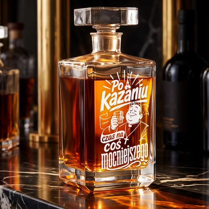 Karafka Do Whisky z Grawerem Dla Proboszcza Prezent: Proboszcz Z Humorem Karafka Do Whisky z Grawerem Dla Proboszcza Prezent: Proboszcz Z Humorem