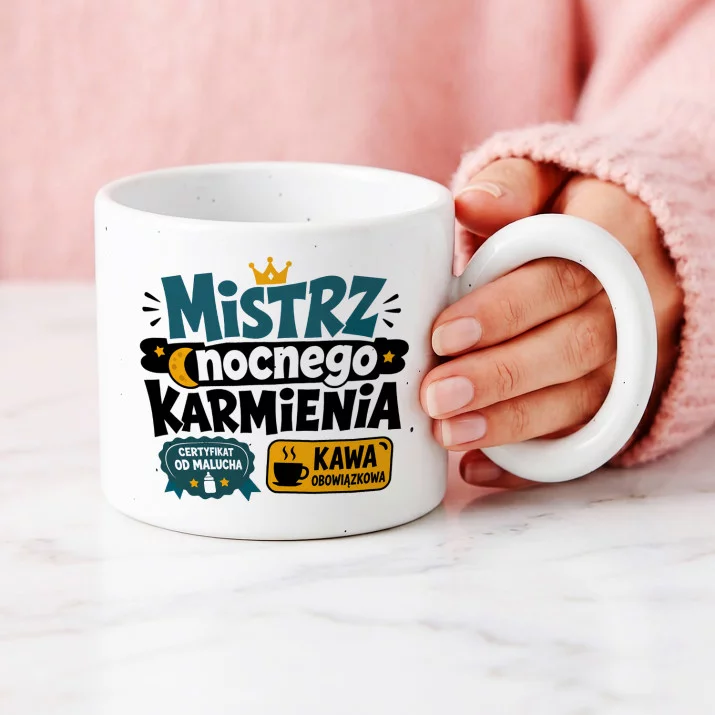 Kubek Z Okrągłym Uchem Na Narodziny Dziecka Prezent Dla Mężczyzny: Humor Dla Nowego Taty