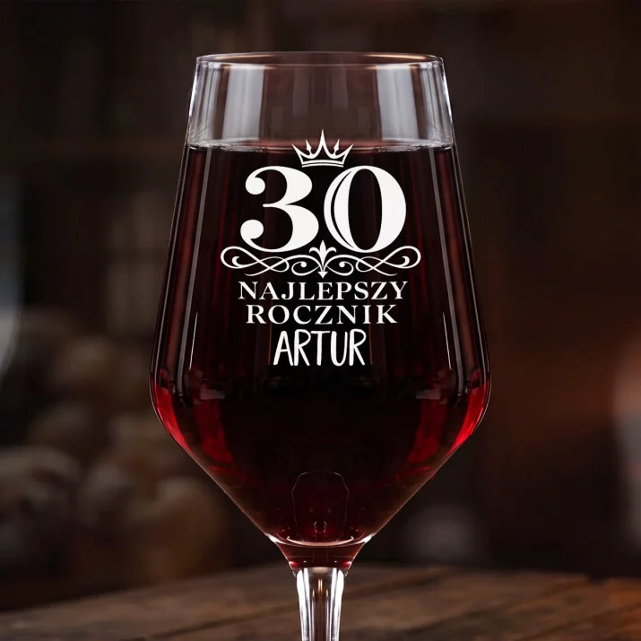 Mega Kieliszek Do Wina z Grawerem Dla 30 Latka Prezent Na 30 Urodziny Dla Mężczyzny: 30 Najlepszy Rocznik Mega Kieliszek Do Wina z Grawerem Dla 30 Latka Prezent Na 30 Urodziny Dla Mężczyzny: 30 Najlepszy Rocznik