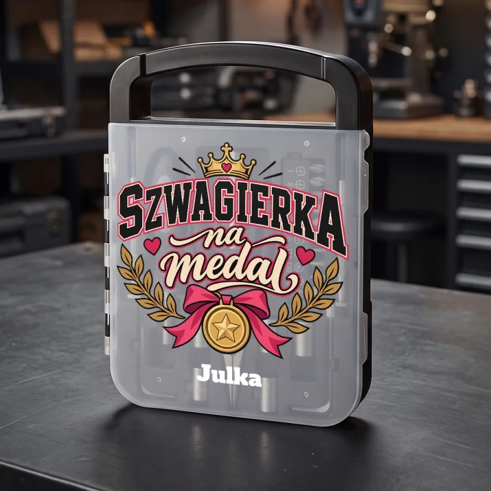 Zestaw Narzędzi Dla Szwagierki Prezent Dla Kobiety: Szwagierka Na Medal Zestaw Narzędzi Dla Szwagierki Prezent Dla Kobiety: Szwagierka Na Medal