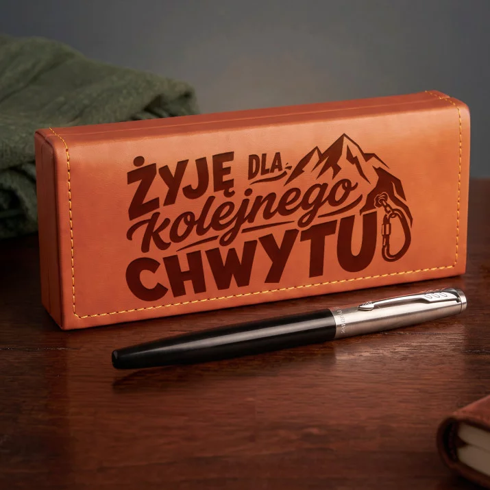 Pióro Wieczne Parker W Etui Dla Wspinacza Prezent Dla Mężczyzny: Chwyt I Śmiech Pióro Wieczne Parker W Etui Dla Wspinacza Prezent Dla Mężczyzny: Chwyt I Śmiech
