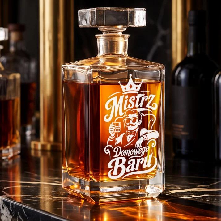 Karafka Do Whisky z Grawerem Dla Ukochanego Prezent Na Walentynki: Barowy Mistrz Karafka Do Whisky z Grawerem Dla Ukochanego Prezent Na Walentynki: Barowy Mistrz