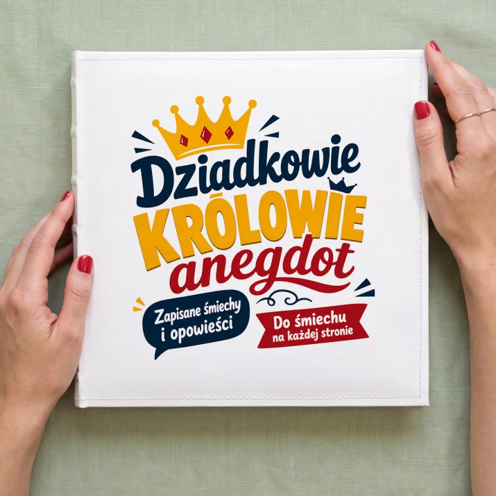 Album Na Zdjęcia Tradycyjny Dla Dziadków Prezent Na Dzień Babci i Dziadka Dla Pary: Anegdoty Dziadków