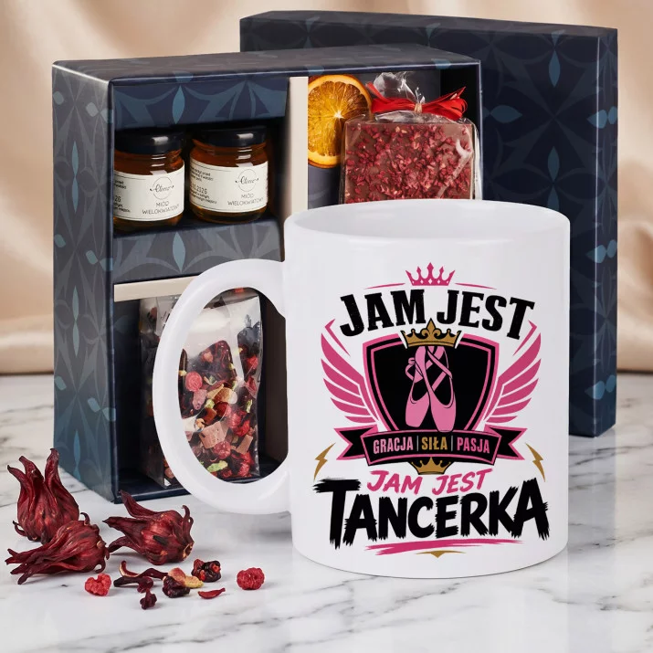Zestaw Prezenowy Z Kubkiem Dla Tancerki: Jam Jest Tancerka Zestaw Prezenowy Z Kubkiem Dla Tancerki: Jam Jest Tancerka