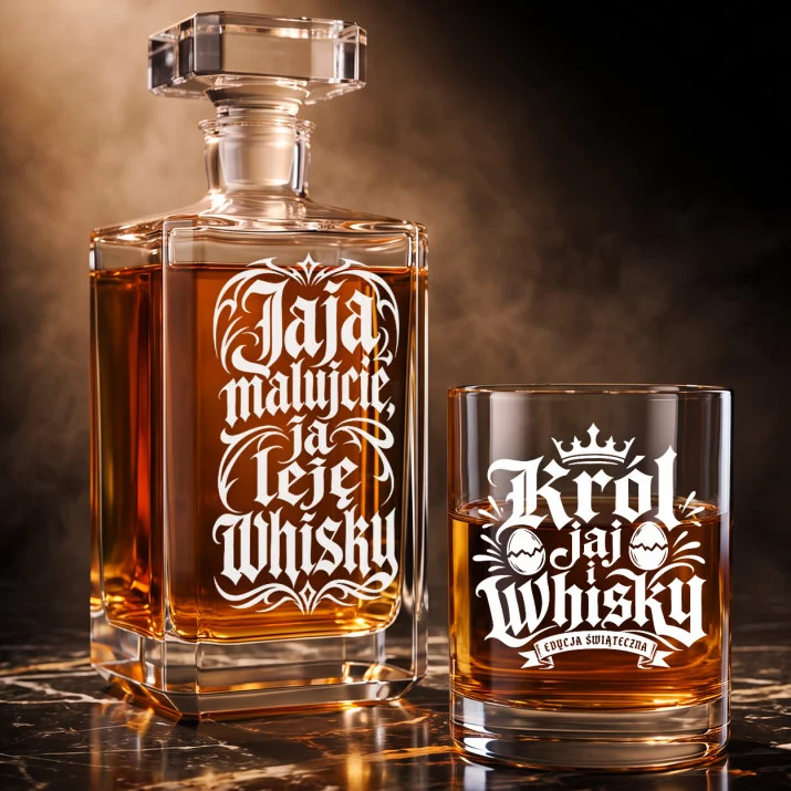 Zestaw Do Whisky Na Wielkanoc Prezent Dla Mężczyzny: Jaja Malujcie, Ja Leję Whisky Zestaw Do Whisky Na Wielkanoc Prezent Dla Mężczyzny: Jaja Malujcie, Ja Leję Whisky
