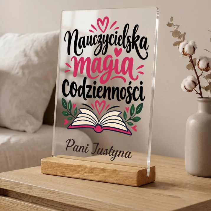 Druk Na Szkle Na Dzień Nauczyciela Prezent Dla Nauczyciela Kobiety: Nauczycielska Magia Druk Na Szkle Na Dzień Nauczyciela Prezent Dla Nauczyciela Kobiety: Nauczycielska Magia