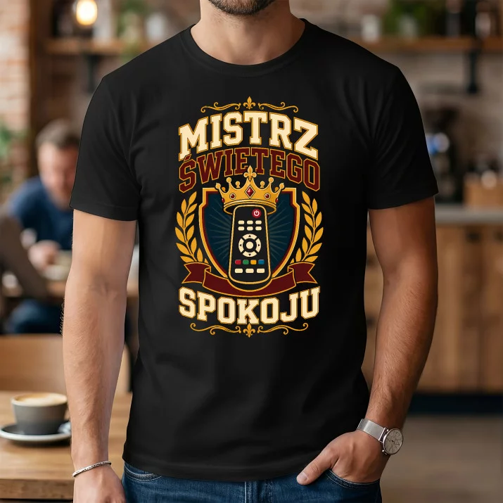 Koszulka Męska Dla Niego Prezent Na Walentynki Dla Mężczyzny: Mistrz Świętego