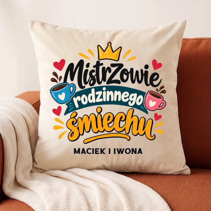 Poduszka Dekoracyjna Dla Cioci I Wujka Prezent Dla Pary: Mistrzowie Rodzinnego