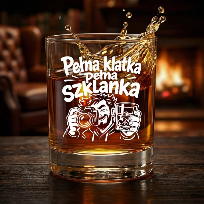 Szklanka Do Whisky Dla Fotografa Prezent Dla Mężczyzny: Pełna Klatka Pełna Szklanka Szklanka Do Whisky Dla Fotografa Prezent Dla Mężczyzny: Pełna Klatka Pełna Szklanka