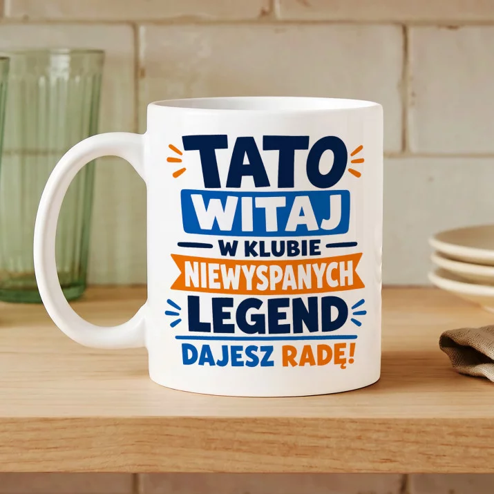 Kubek Z Nadrukiem Na Pierwszy Dzień Taty Prezent Dla Taty Mężczyzny: Tato Witaj W Klubie Kubek Z Nadrukiem Na Pierwszy Dzień Taty Prezent Dla Taty Mężczyzny: Tato Witaj W Klubie