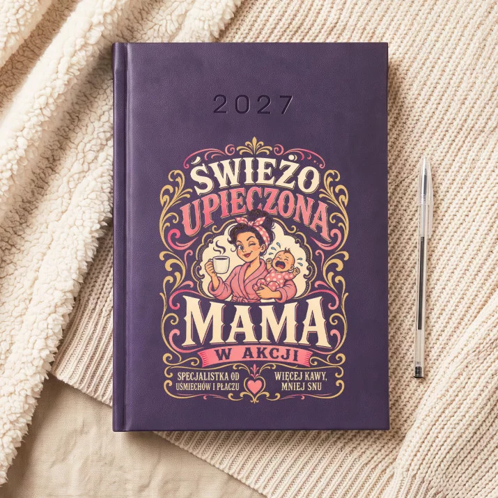 Kalendarz Książkowy A5 2027 Na Pierwszy Dzień Mamy Prezent Dla Mamy Kobiety: Ornament Macierzyństwa Kalendarz Książkowy A5 2027 Na Pierwszy Dzień Mamy Prezent Dla Mamy Kobiety: Ornament Macierzyństwa