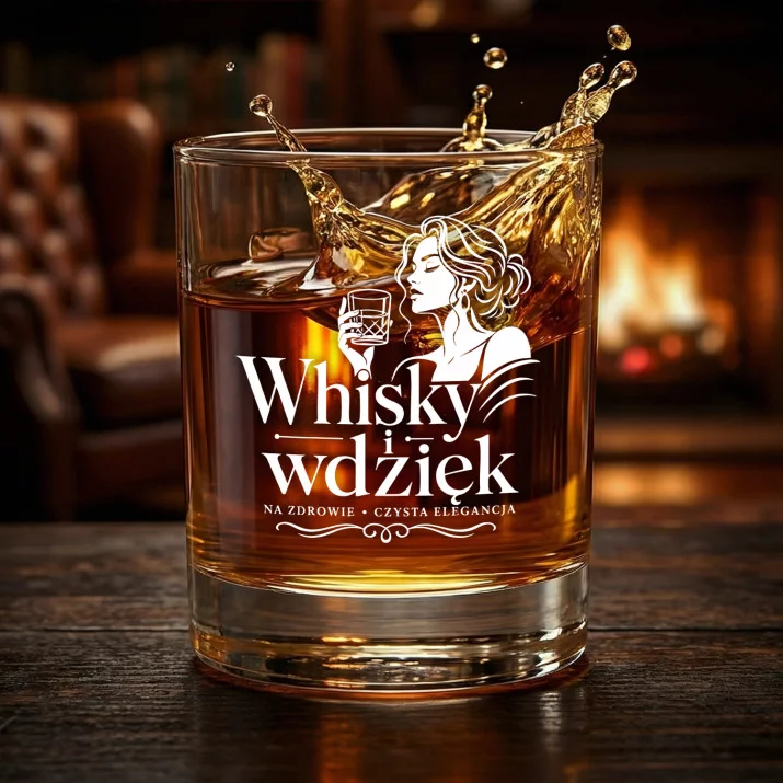 Szklanka Do Whisky Na Urodziny Prezent Dla Kobiety: Whisky I Wdzięk