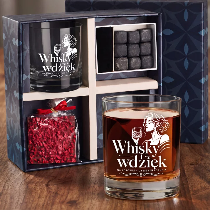 Zestaw Prezentowy Whisky Na Urodziny Dla Kobiety: Whisky I Wdzięk