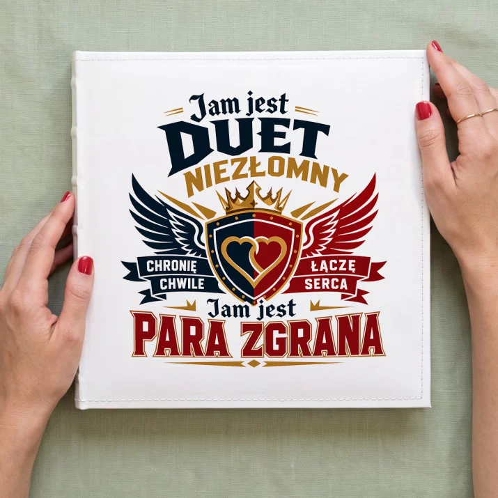 Album Na Zdjęcia Tradycyjny Dla Pary Prezent Dla Pary: Herb Dwojga Serc Album Na Zdjęcia Tradycyjny Dla Pary Prezent Dla Pary: Herb Dwojga Serc