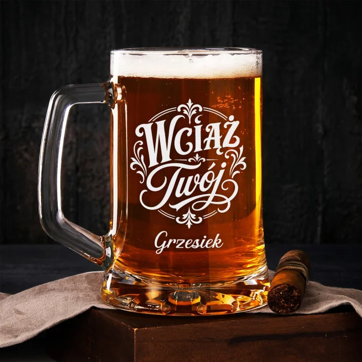 Kufel Personalizowany z Grawerem Na Rocznicę Ślubu Prezent Na Walentynki Dla Mężczyzny: Klasyczny Toast Miłości Kufel Personalizowany z Grawerem Na Rocznicę Ślubu Prezent Na Walentynki Dla Mężczyzny: Klasyczny Toast Miłości