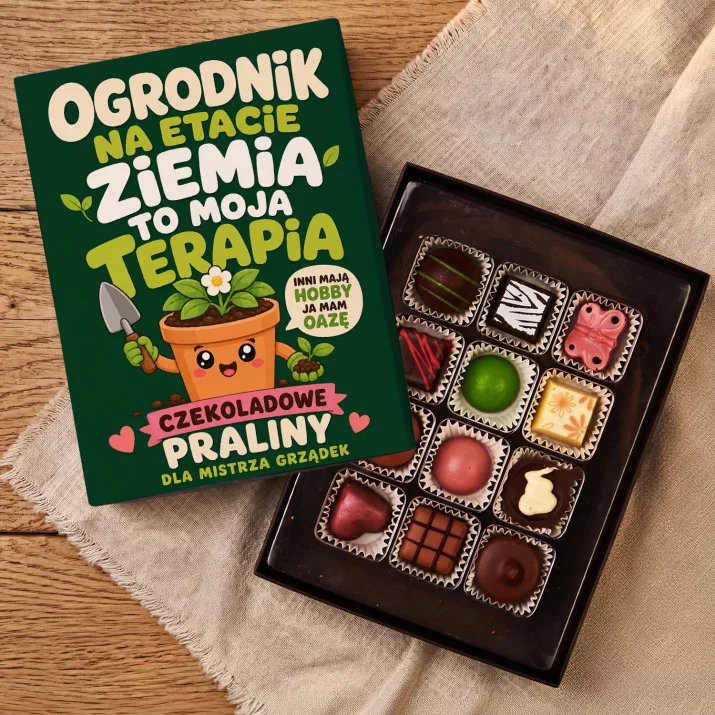 Czekoladki Dla Ogrodnika Prezent Dla Mężczyzny: Praliny Dla Ogrodnika Czekoladki Dla Ogrodnika Prezent Dla Mężczyzny: Praliny Dla Ogrodnika