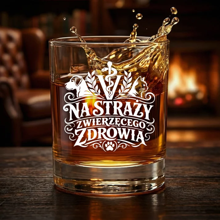 Szklanka Do Whisky Dla Weterynarza Prezent Dla Mężczyzny: Na Straży